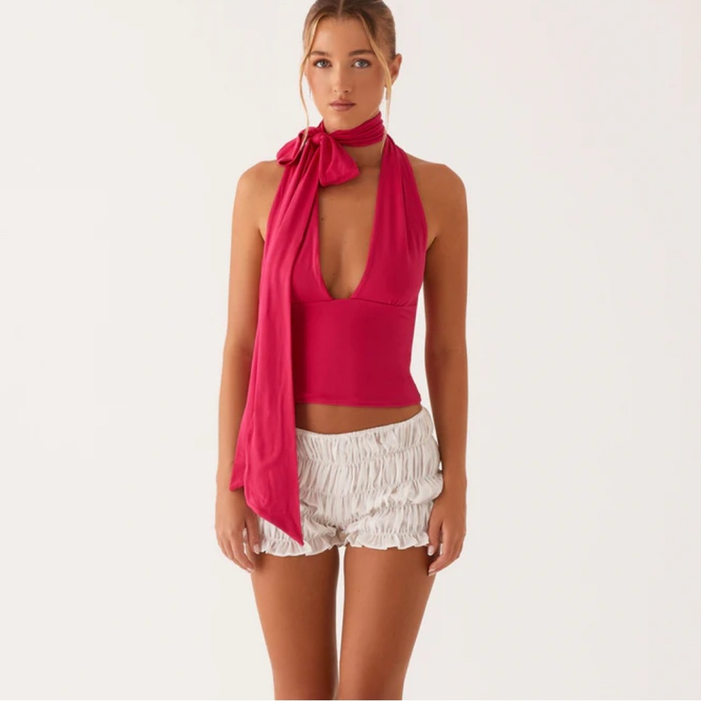 Pepper mayo Milos Scarf Halter Neck Top
